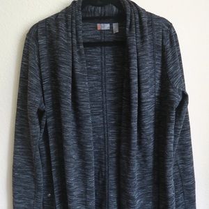 ZELLA Open Front Cardigan w/ Snap Closure XL Long